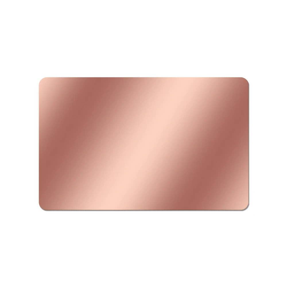 Customized Metal Cards Blank Business Cards Laser Engraved Factory direct sale Metal Card