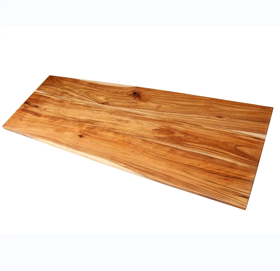 Traditional real walnut wood dining table finished reclaimed wooden table top solid wood tabletop