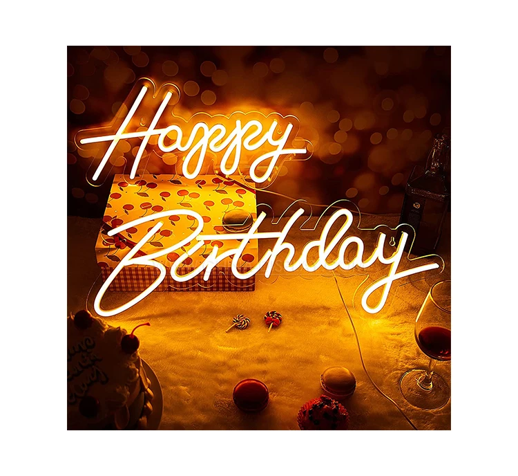 Popular Acrylic Led Sign Letters Soft Strip Logo Signboard Frosted Neon Japanese Seed Beads