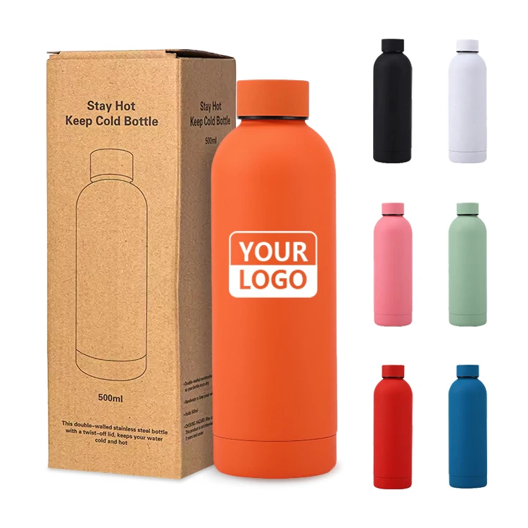 Custom 500ml Drink Bottle Stainless Double Wall Vaccum Flask Gifts For Mom Botellas De Agua Tomatodos Water Bottles