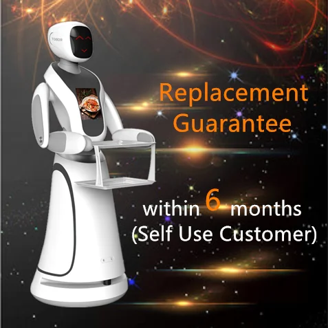 
Service Waiter Robot Automatic Room Humanoid Intelligent Catering Meal Food Delivery Smart Home for Restaurant Spare Parts INDIA 