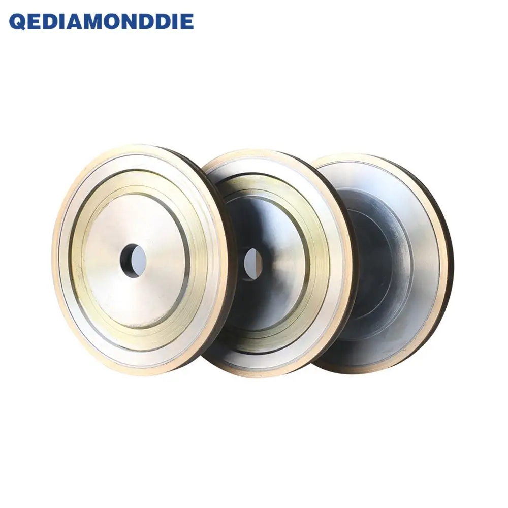 Round Abrasive Pencil Edge Diamond Grinding Wheel Bevel Edge Grinding Polishing Wheel For Glass Edging Machine
