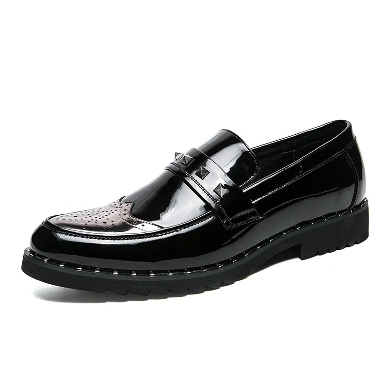 
 2021 мужские модные свадебные туфли с острым носком на шнуровке; Деловая модельная мужская обувь из кожи  