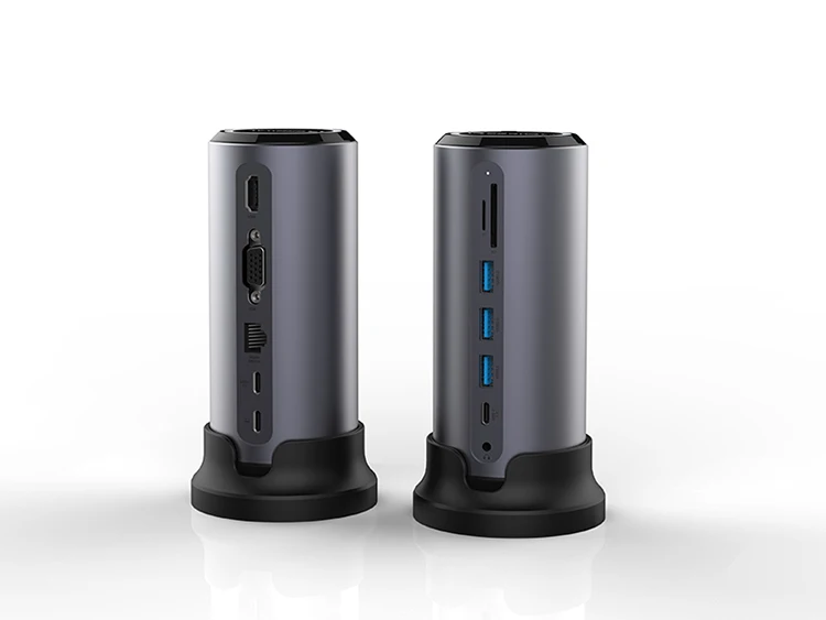  Портативная станция для быстрой зарядки и путешествий док-станция usb 12 в 1 ноутбука