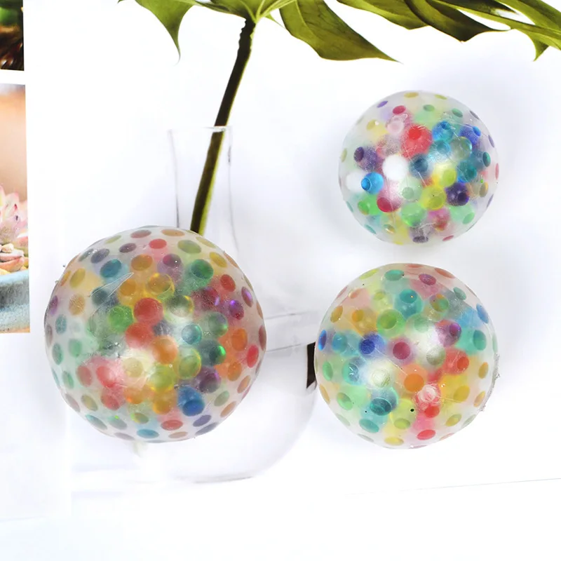 Novelty Anti Stress Relief Vent Beads 6-10Cm No Net Decompression Vent Grape Ball