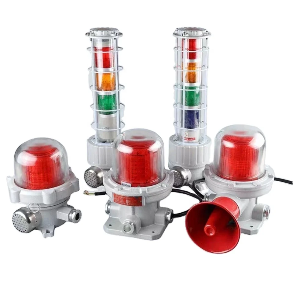 IP65 24VDC Factory anti-explosive strobe and sounder lights led explosion proof alarm siren lamps