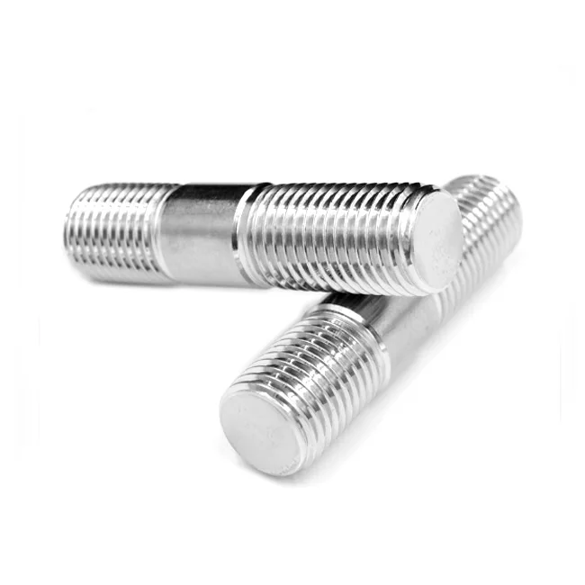 White galvanized wholesale threaded rod double head blots thread rod rod thread