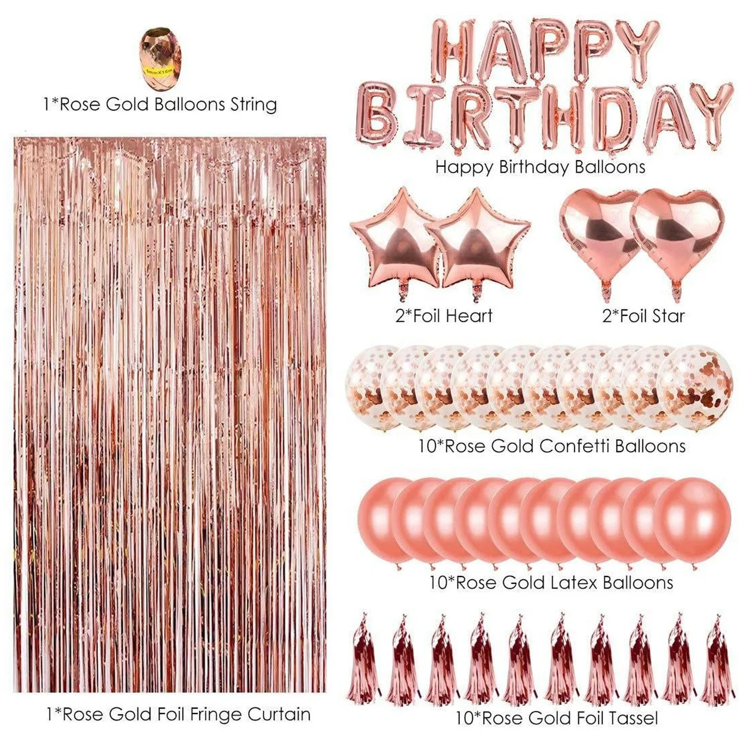 Top Quality Disposable Party Balloons Arty Supplies Birthday Decoration Sets For