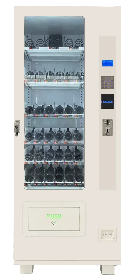 Automatic Coin Operated Milk Tea Snack Drink Combo Vending Machine