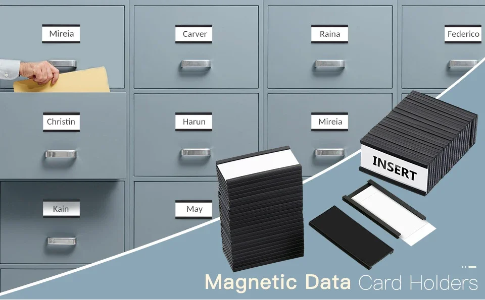 2023 Hot magnetic sticker warehouse school cabinet label use classification more clearly