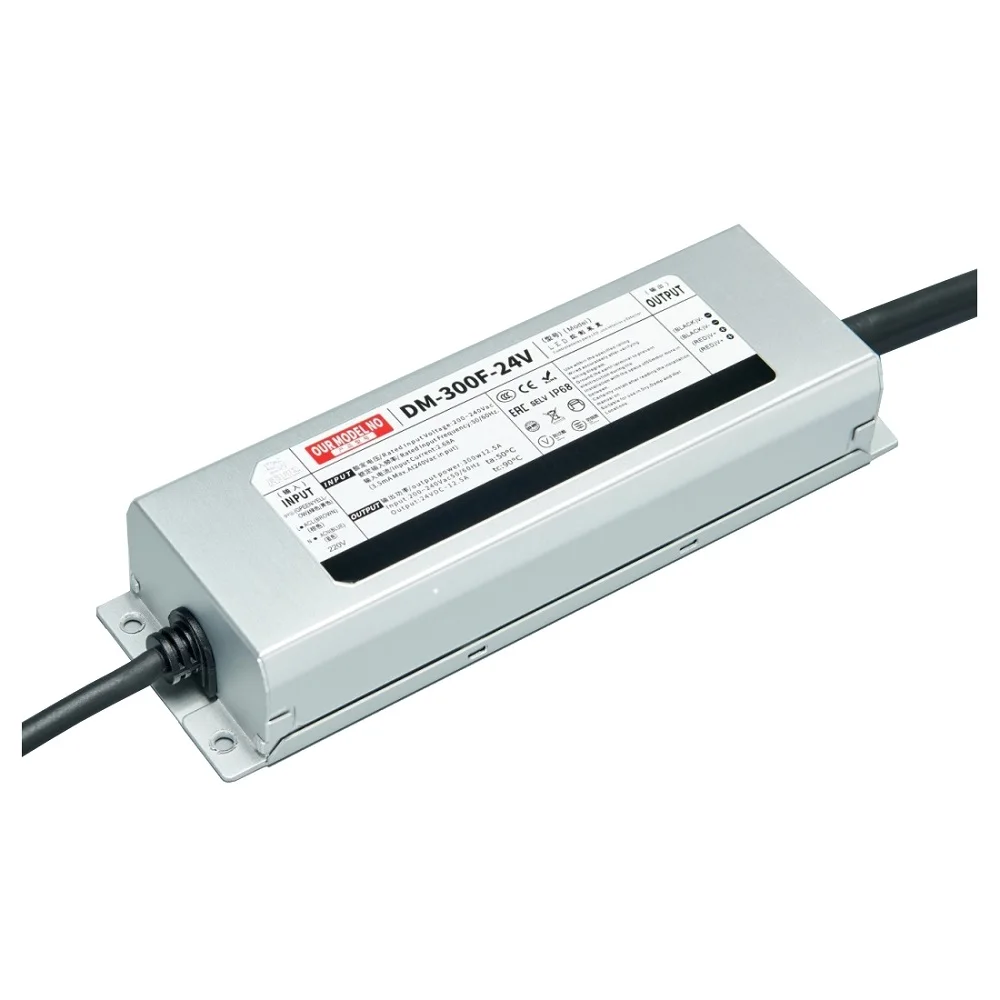 Growling high quality m w  silver waterproof ip68 36w led driver 24v 1.5a power supply for led light