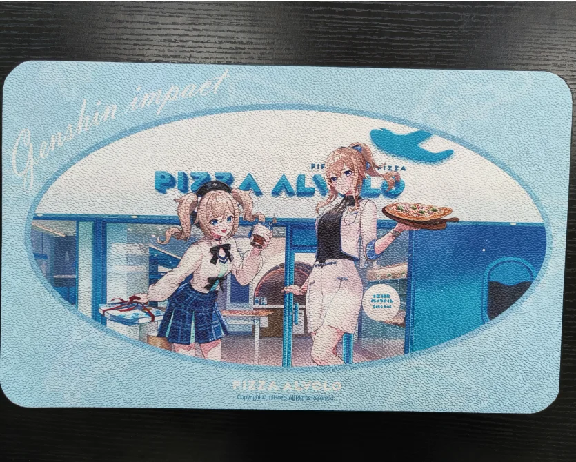 Winnel Custom Desktop Table PVC PU Foam Placemat Mouse Pad Mat