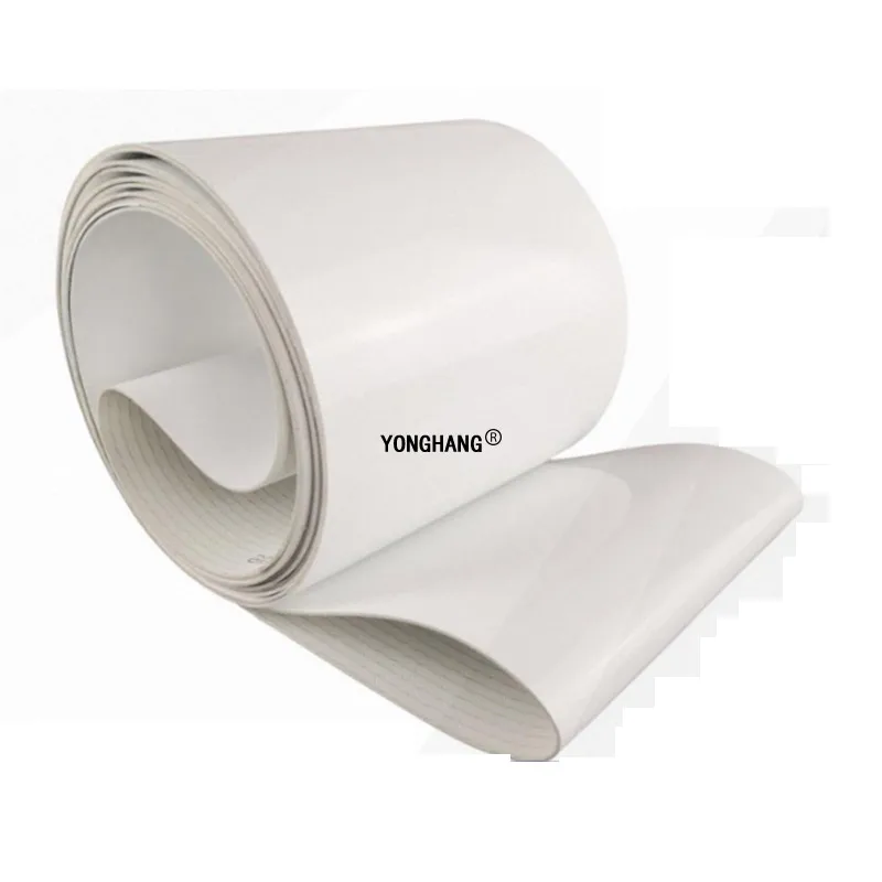 special processing high temperature resistant food grade blue pu vertical food conveyor belt