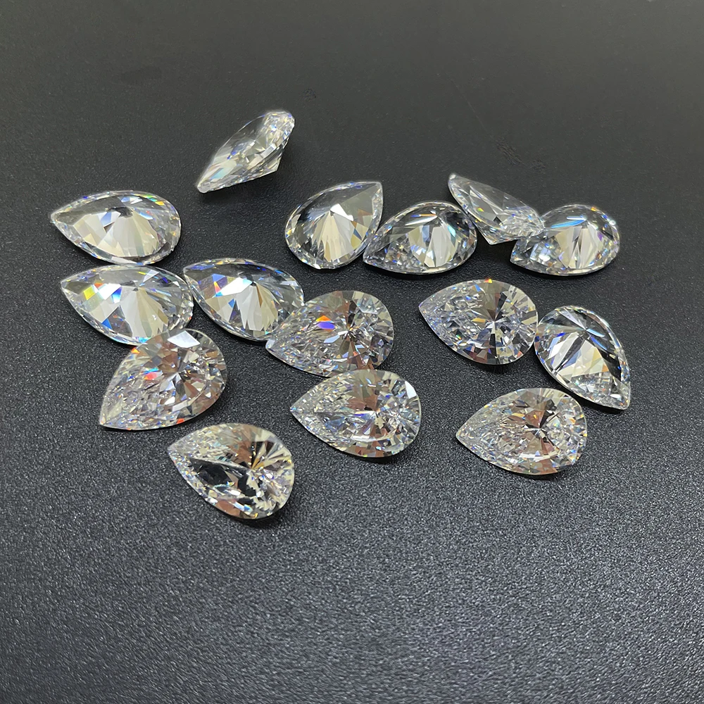 High Quality Pear Cut Cubic Zirconia For Bracelet