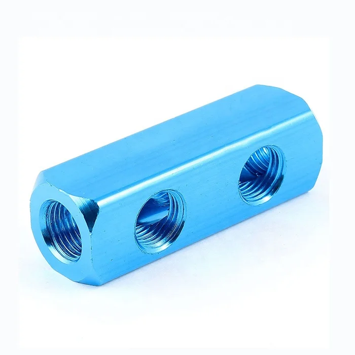 Pneumatic expert air manifold distributor, quick connector hose multi-tube aluminum block separator customization