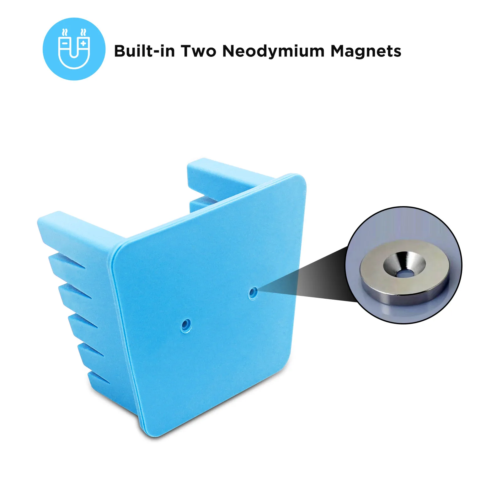 Edge SWSS-P Silicone Wire Harness Soldering Holder, Wire Leads Clamp Stand with Neo Magnets Base, Holds 30AWG to 12AWG Wires