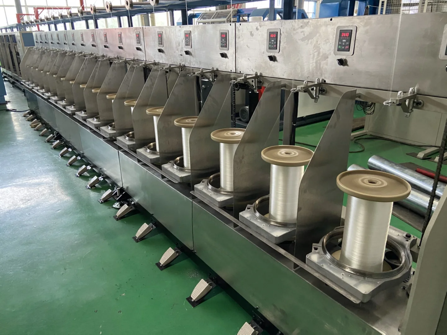 pp danline yarn extruding machine polypropylene rope yarn production line plastic extruder