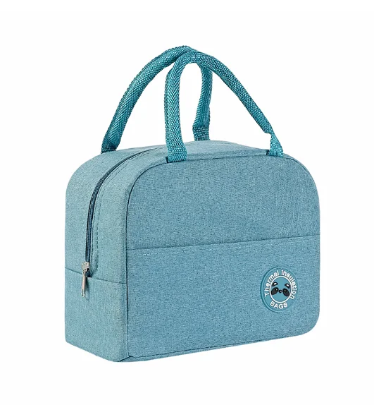 Top Quality Multi Color Polyester Waterproof Heat Preservation Thermal Insulated Handheld Lunch Box Bag