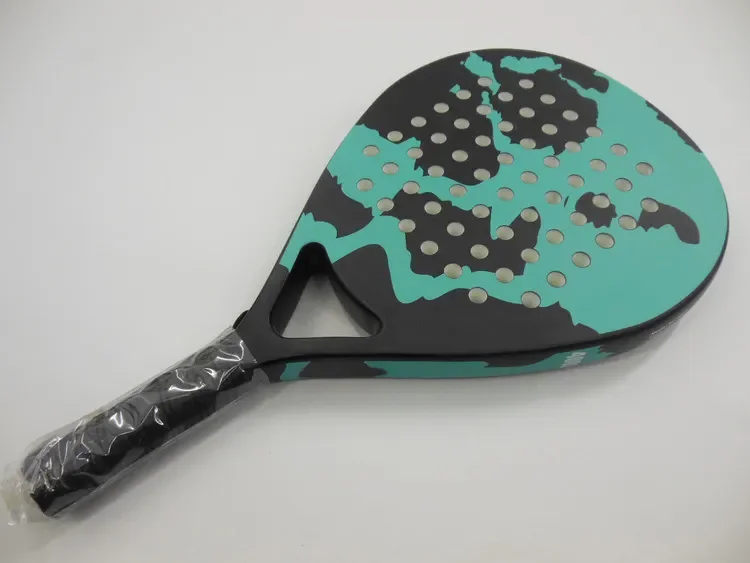 diamond/teardrop/round shape custom logo carbon/fiberglass/3K/12K/18k paddle/padel tennis racket