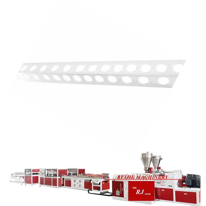 PVC YinYang Corner Profile Bead Production Machine/Plastic Angle Bead Profile  Extrusion Line