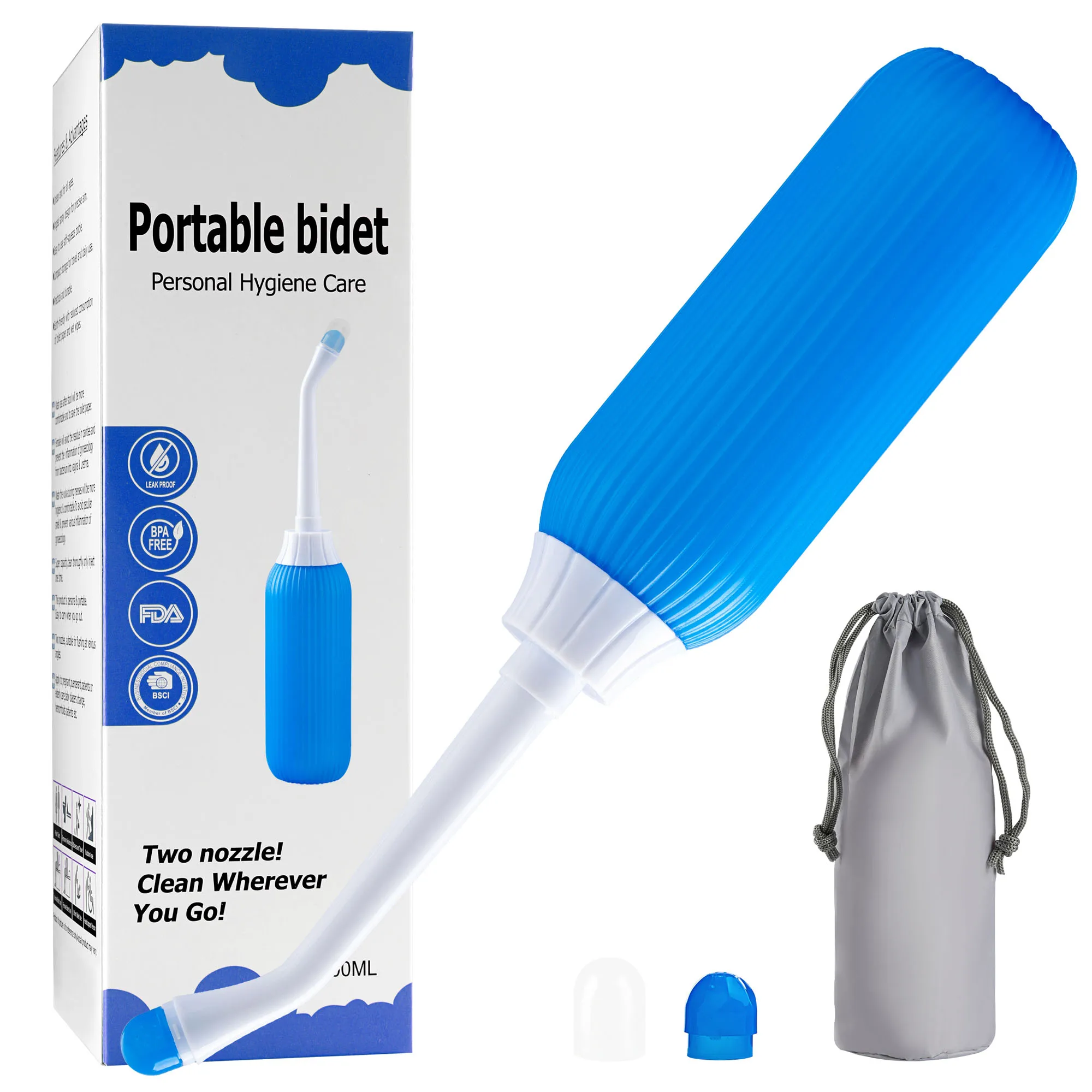 Hot Sale 500ML Portable Bidet for Travel  peri bottle For Personal Hygiene Sanitary