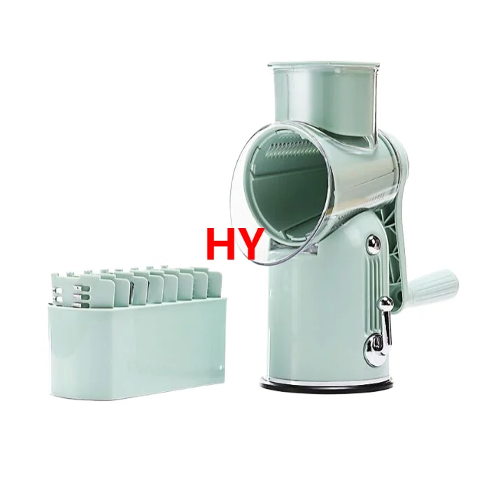 Multifunction Manual 5 in 1 Vegetable Chopper Mandoline Slicer Rotary Drum Grater Nut Shredder Veggie Rotary Cheese Grater