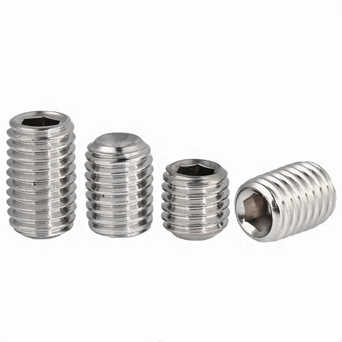 
DIN 916 SS Metric Hexagon socket set screws cup point 