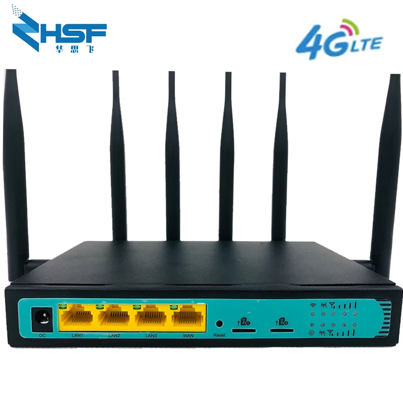  Wi-Fi-роутер WE2806 EC25 с двумя Sim-картами 4g lte 2 4 ГГц 300 м PCIE-слота антенной 5