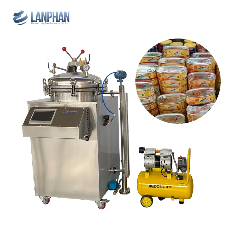 75L 100L 150L Vacuum Package Can Food Retort Sterilizer Large Steam Room Food Processing Sterilization Machine