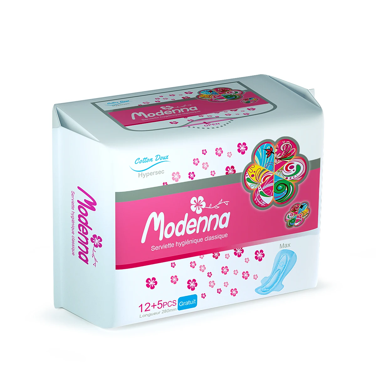 Cheap Super Absorbent  Disposable Sanitary Napkin Menstrual Pads Women Top Cotton Layer Style Sanitary Pad