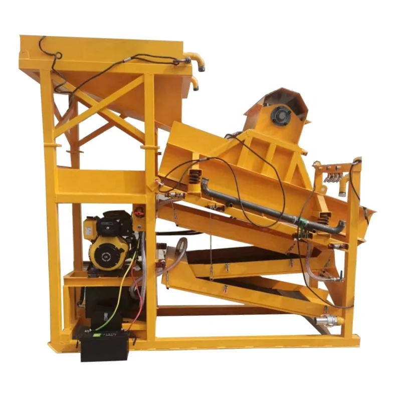 Vibratory sand gold washing machine vibrating grizzly screen small scale gold mining equipment gold wash plant