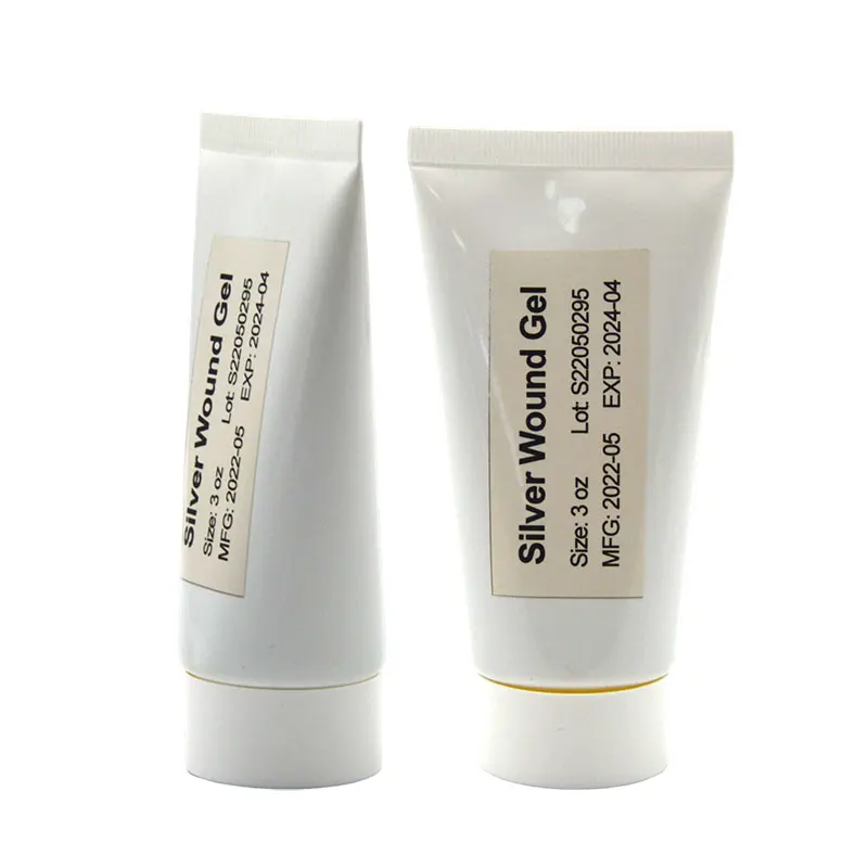 Medical Ointment For Wounds silver Hydrogel Wound Tube Amorphous Hydrogel Dressing Tube For Healing Ointment