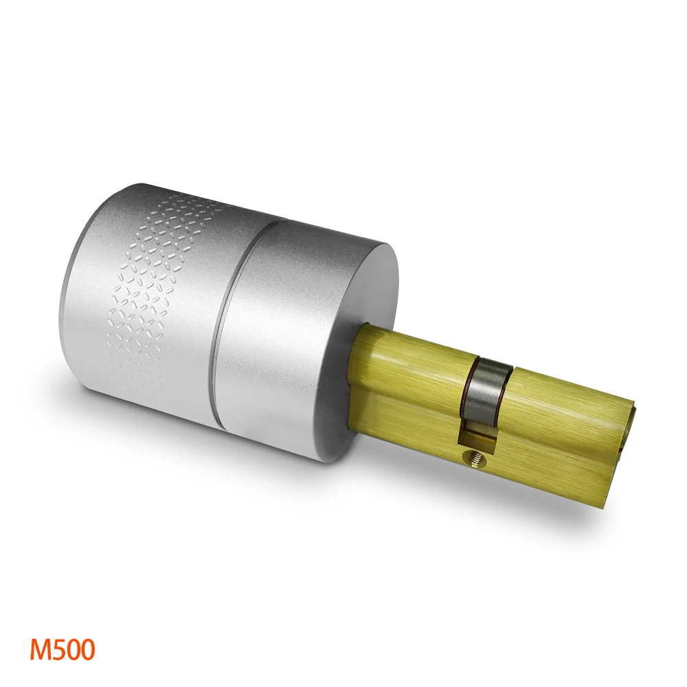 
Airbnk M500 cerradura de puerta europeo electricas cerraduras tuya 70mm round smart lock cylinder 
