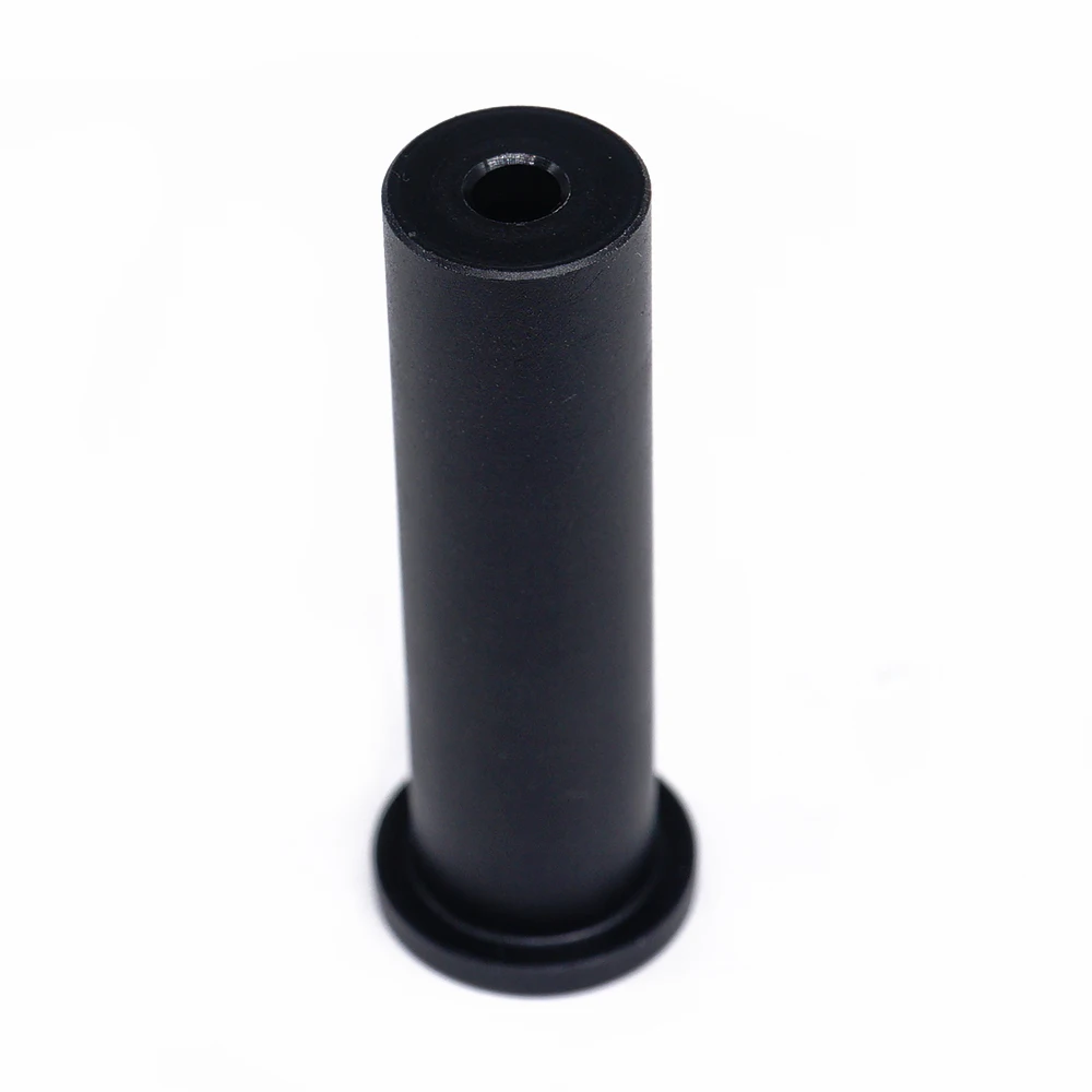 CNC machining processing Engineering plastic nylon bushing with self-lubricating  oil-free lining flange turned shaft bushing