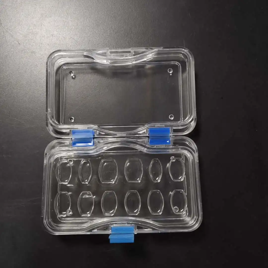 Big stocks Plastic Clear  Elastic Dental Veneer Membrane Box for 12pcs Veneer Packing