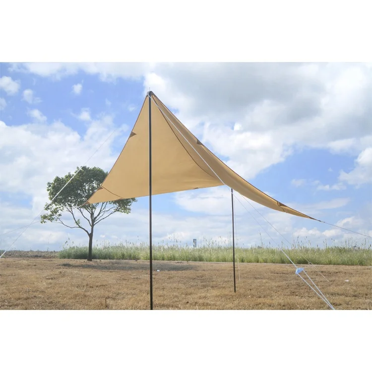 Beige Tarp for Camping Outdoor TC Tent Tarp