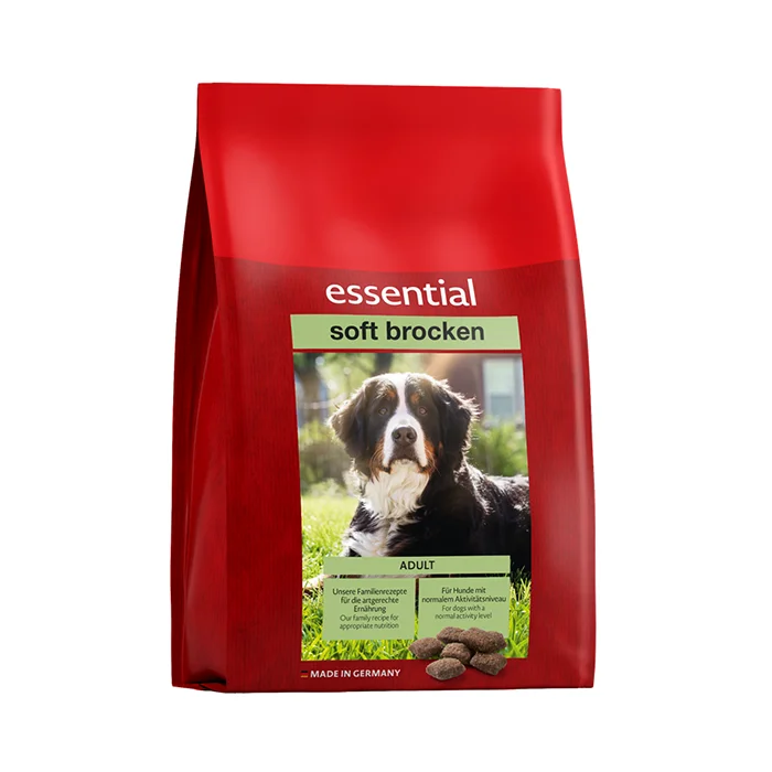 Custom Printed Colorful Heat Seal Pet Food Packaging Bag 8 Side Sealing Bag Flat Bottom Pouch