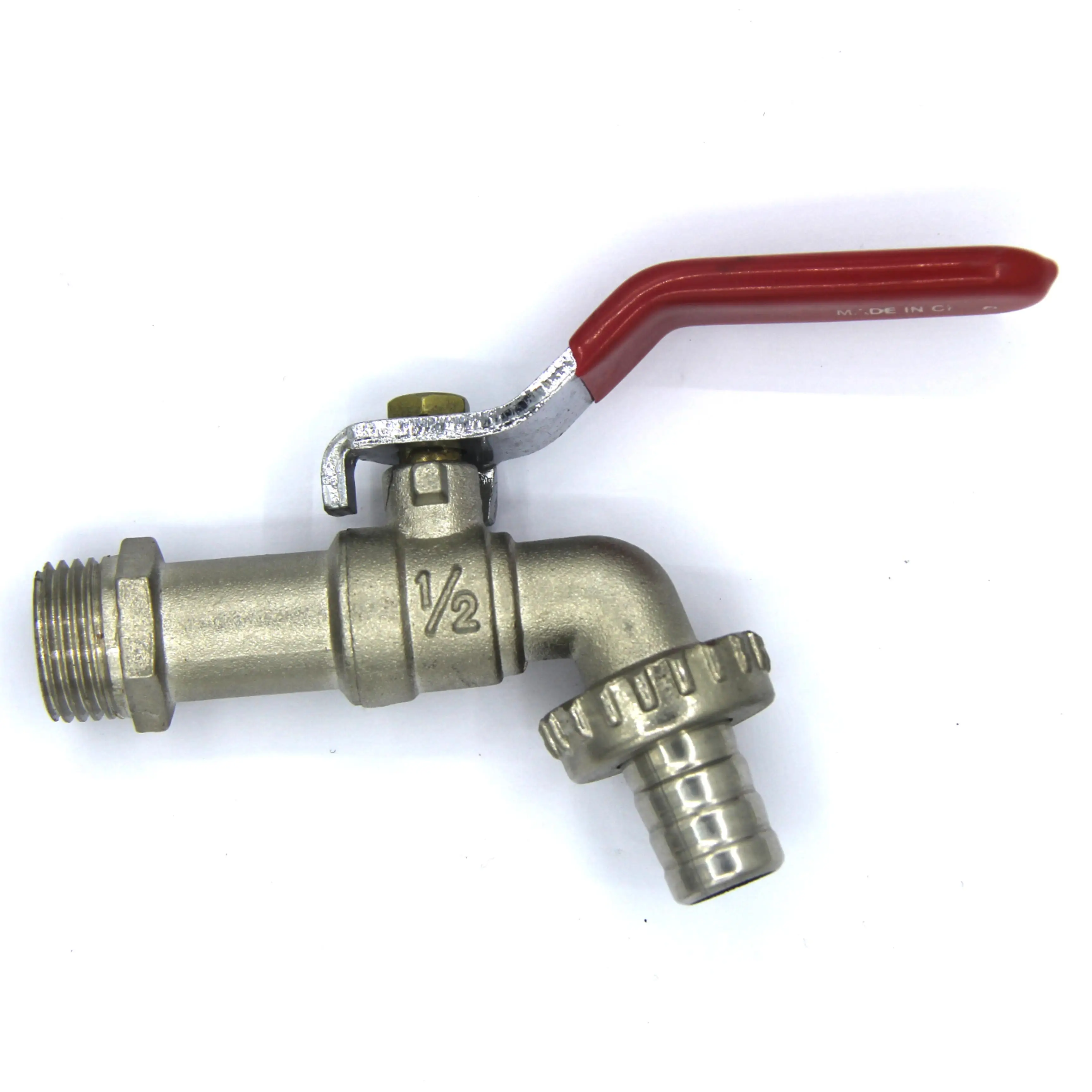 Competitive Price Zinc Alloy Bibcock Valve 1/2' NPT Kitchen Faucet