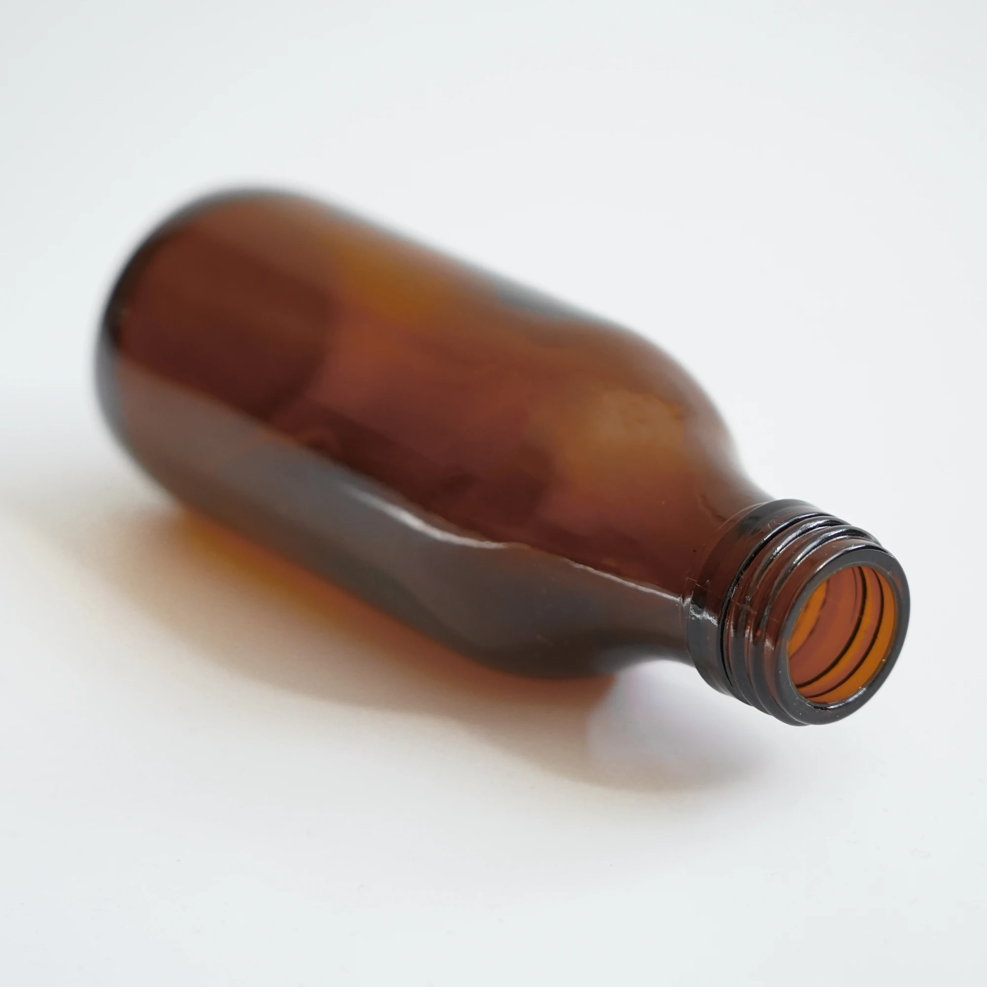 Wholesale Custom 160ml Premium Medicine Amber Round Glass Bottle