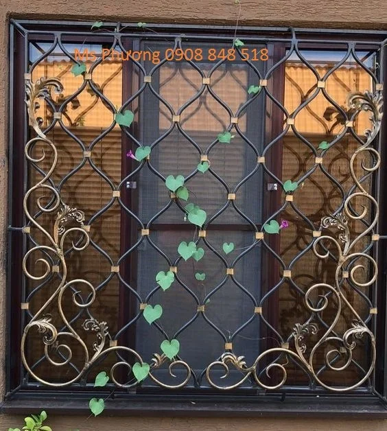 Железная оконная рама для украшения домашних фасадов с лучшей ценой