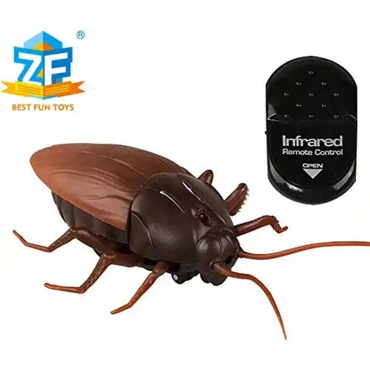 Infrared Remote Control Cockroach Animal Toy Prank Insects Funny Joke Scary Trick Toys Remote Control Toy For Children Gifts