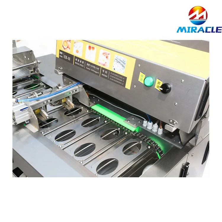 Durable Structure Orbital Egg Breaking And Separating Machine
