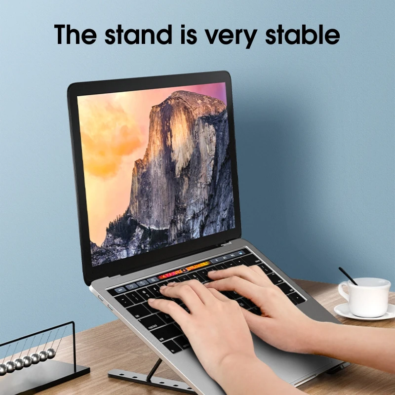 Aluminum Laptop Stand with Cooling Fan Adjustable Laptop Desk Holder Laptop Cooler Stand