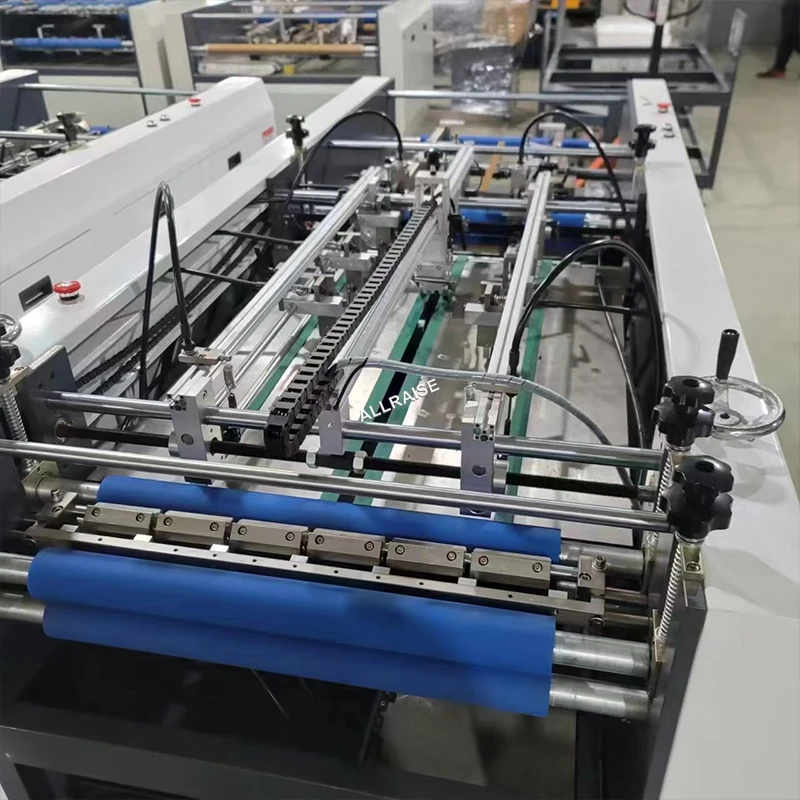 Automatic Hardcover Case 4 Edge Wrapping Forming Machine Box Cover Leather Four Sides Fold Folding Machine
