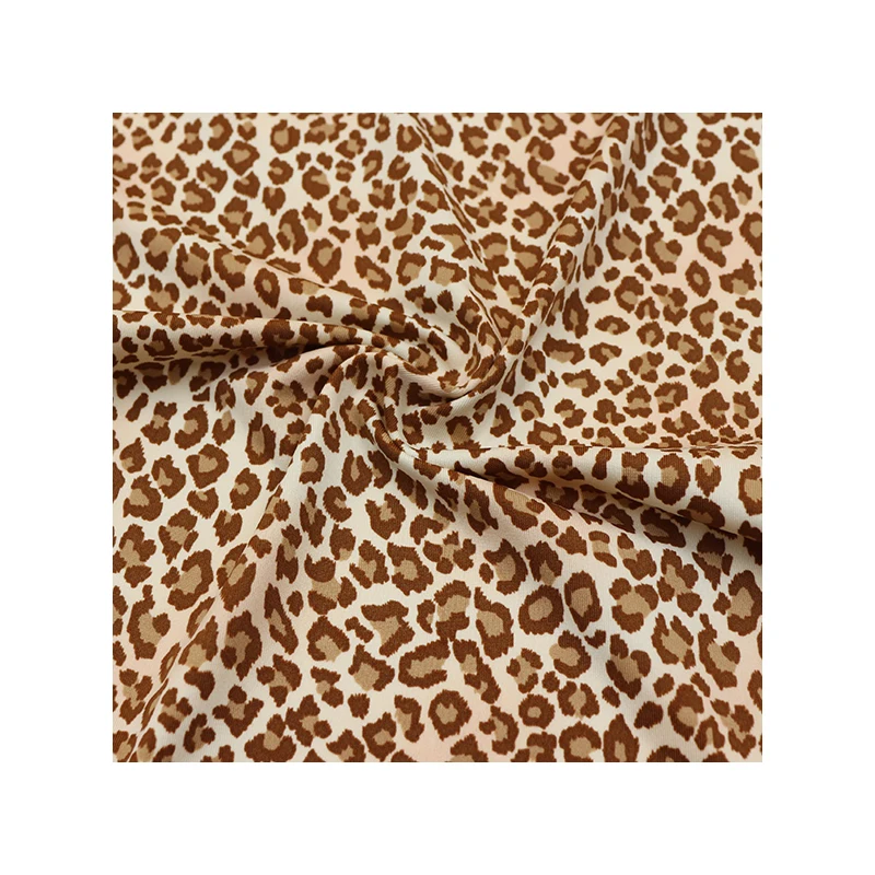 OEM Водонепроницаемая нейлоновая ткань с Африканским принтом на заказ с цифровым леопардовым принтом из лайкры