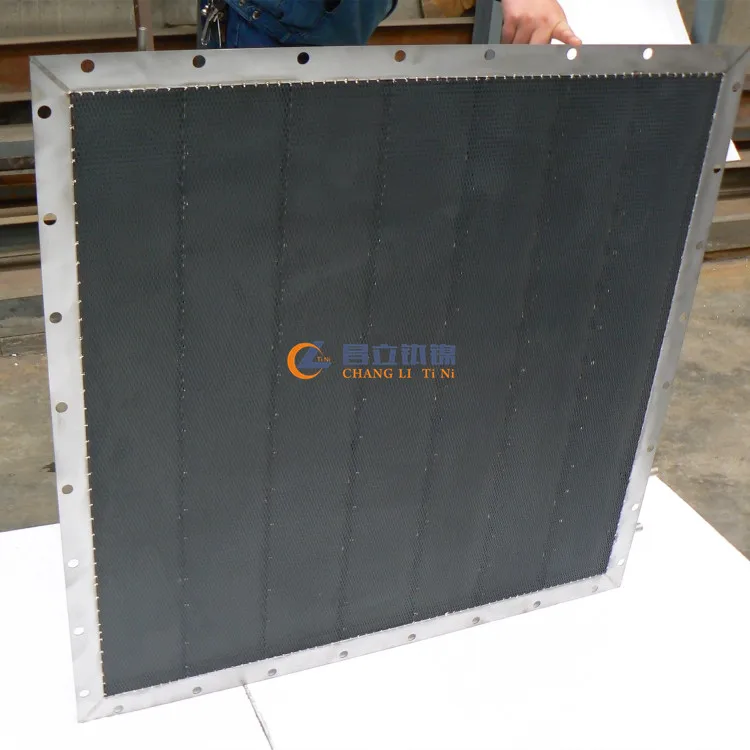 chlor-alkali plant titanium anode box RuO2 IrO2 coating titanium anode box titanium anode box