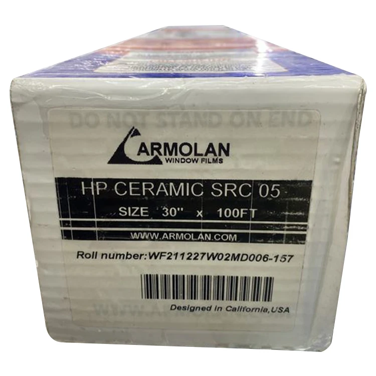 1.52*30m 1ply Armolan window tint film vlt5% solar ceramic window film waterproof tinted film for car