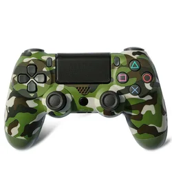 Hot Sell 2021 Wholesale Gamepad V2 Genuine Mold Camouflage Led Ps4 Controller Camo For Ps4 Console Computer IOS Android phone