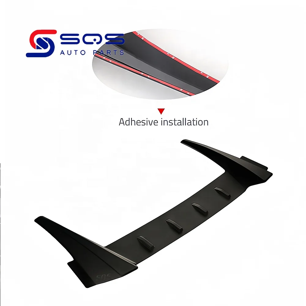 SQS High-Quality Auto Exterior Accessories Rear Wing Spoiler Shutters Lamp Cover For Toyota Vios/Yaris Ativ Sedan