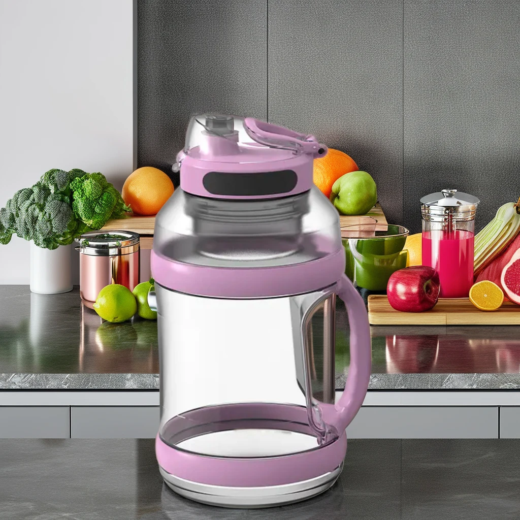 Mini Blender Home USB 6 Blades Fresh Vegetable Juicer Machine 2000ml Rechargeable Smoothie Fruit Juice Portable Blenders